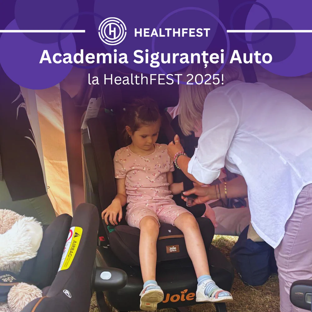Academia Sigurantei Auto a marcat prezenta la HealthFEST 2025, un eveniment dedicat sanatatii, sigurantei si educatiei pentru intreaga familie